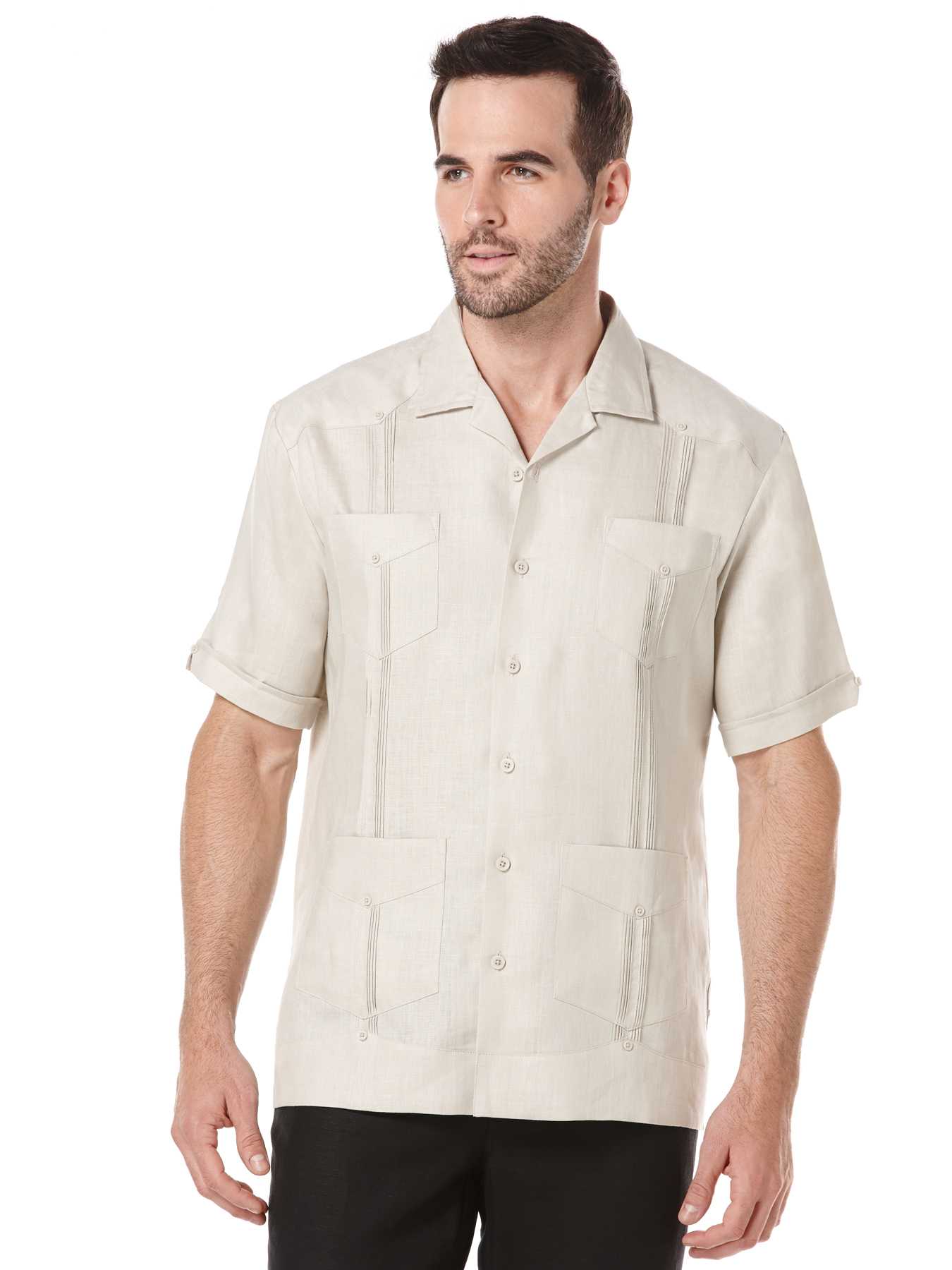 Cubavera 100% Linen Short Sleeve Classic Guayabera