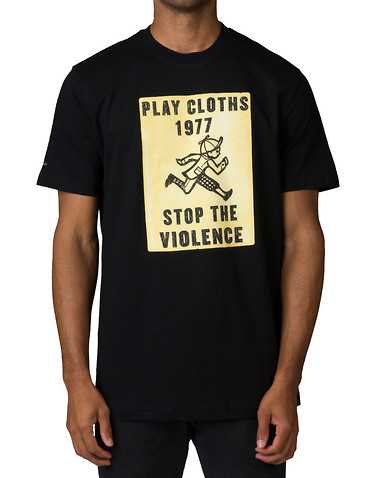 PLAY CLOTHS MENS Black Clothing / Tops