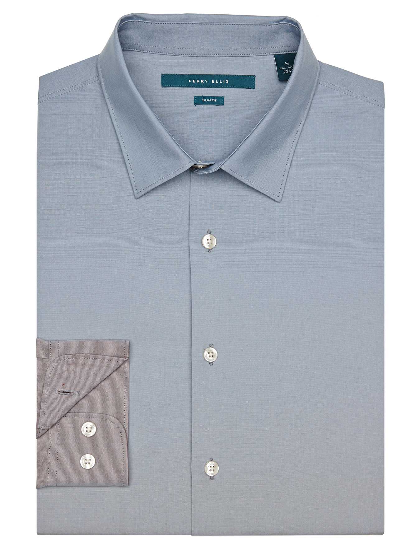 Perry Ellis Slim Fit Subtle Ombre Shirt