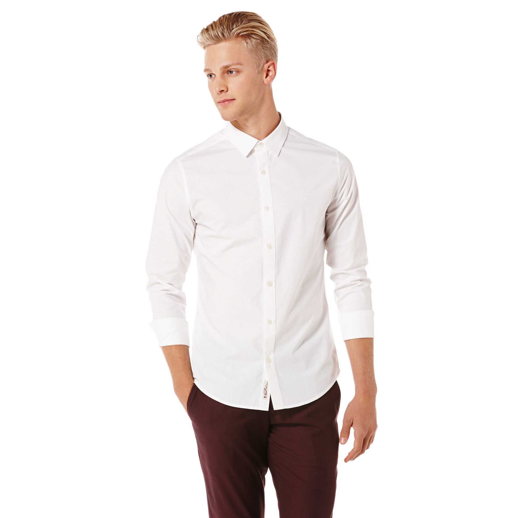 Original Penguin LONG SLEEVE SOLID ROGUE SHIRT