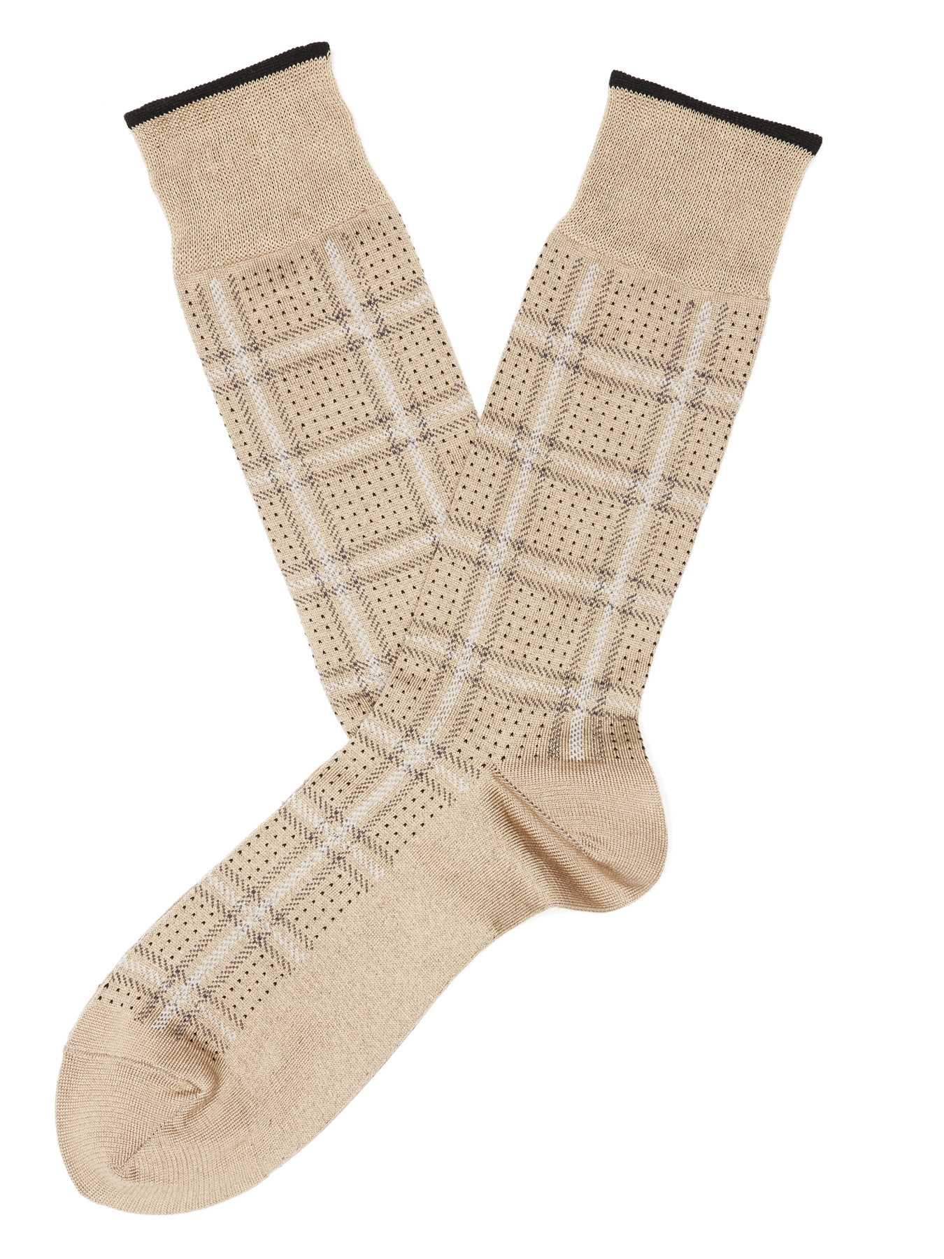 Perry Ellis Executive Grid Pattern Sock