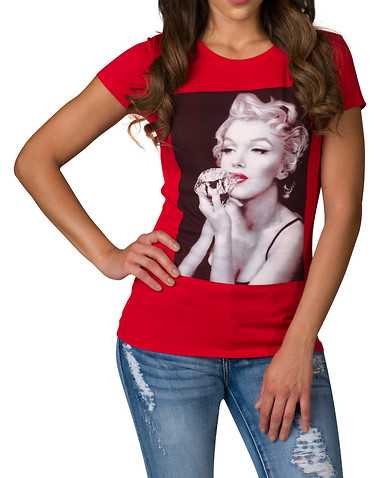HYBRID WOMENS Red Clothing / Tops