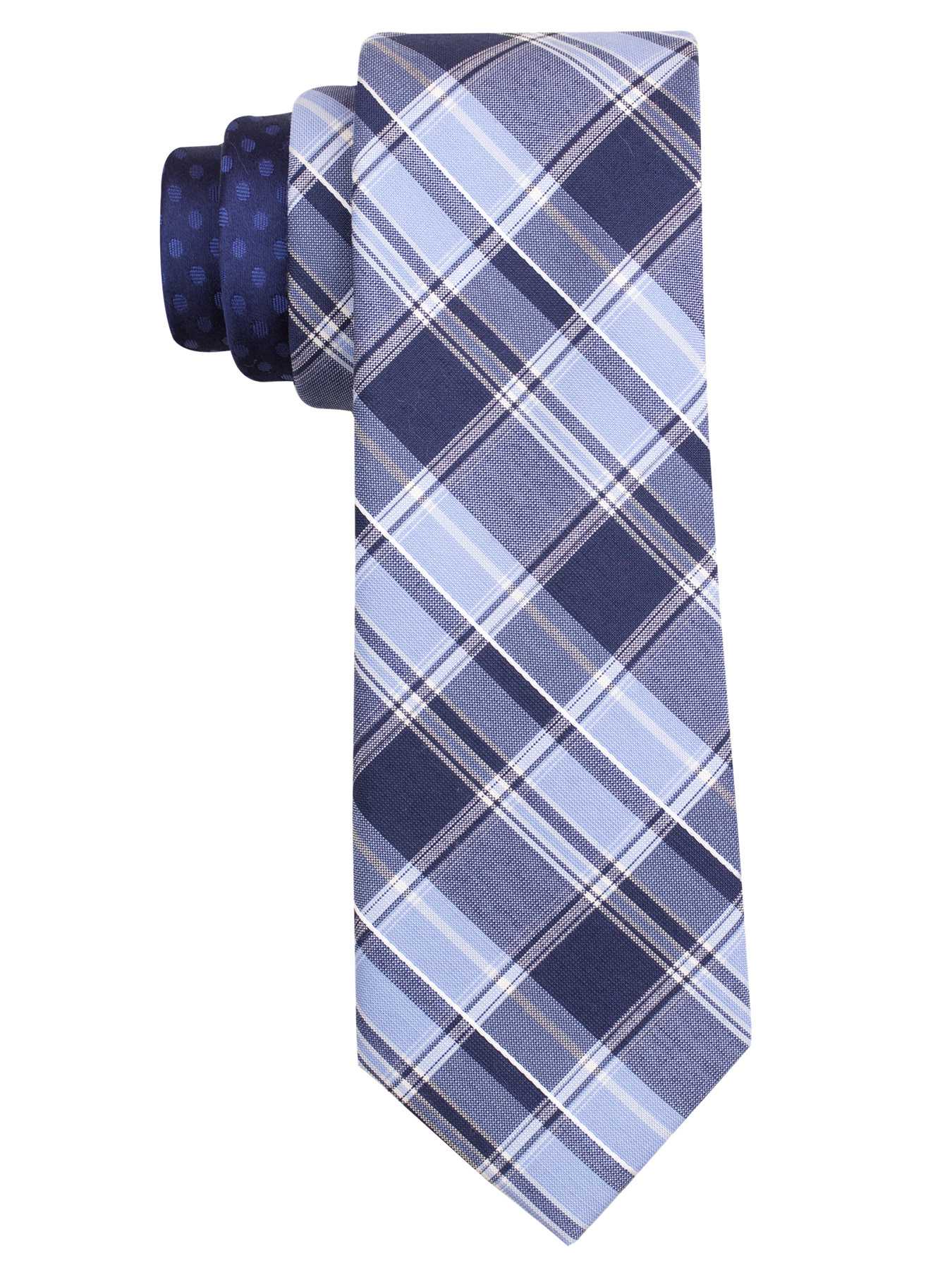 Perry Ellis Kratos Plaid Silk Tie