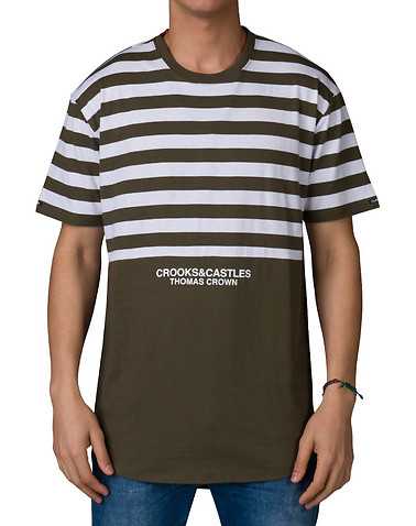 CROOKS AND CASTLESENS Green Clothing / Tops