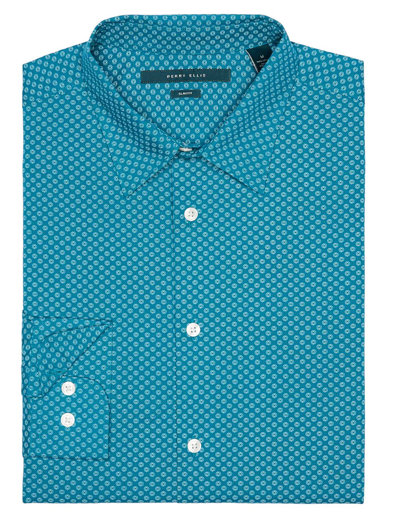Perry Ellis Slim Fit Diamond Geo Print Shirt