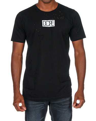 DOPE MENS Black Clothing / Tops L