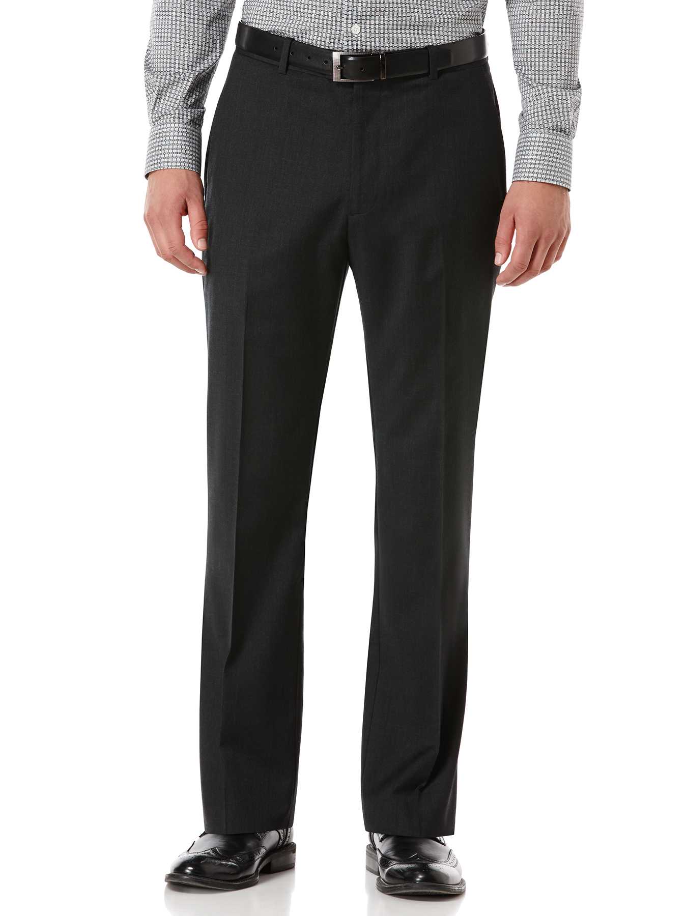 Perry Ellis Wool Twill Solid Dress Pant