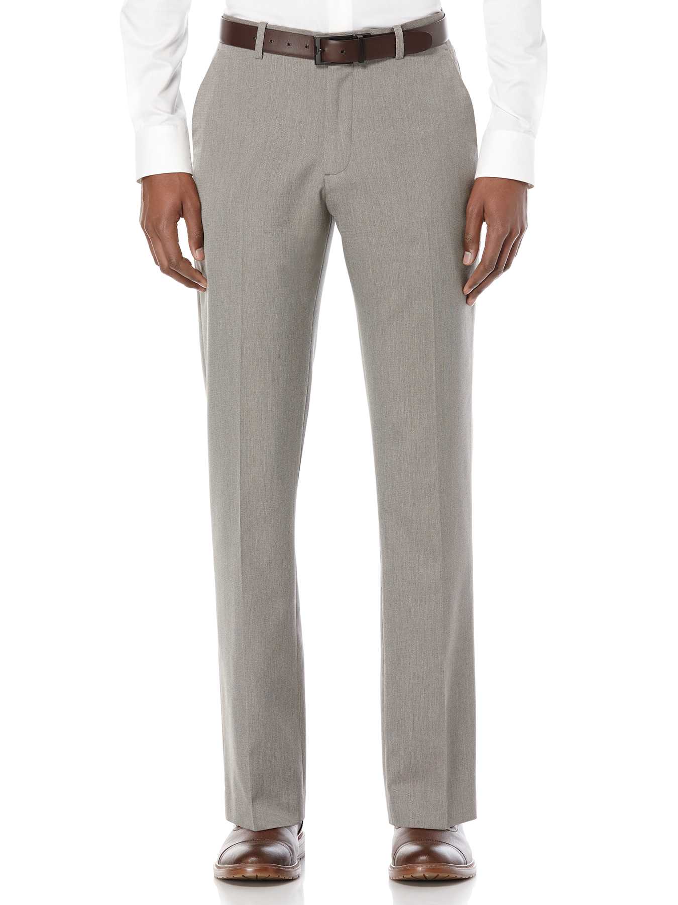 Perry Ellis Slim Fit Birdseye Portfolio Dress Pant