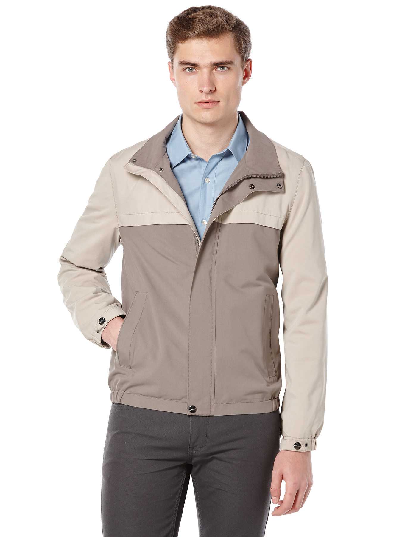 Perry Ellis Lightweight Color Block Jacket