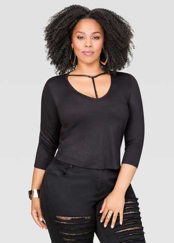 Strappy V-Neck Top
