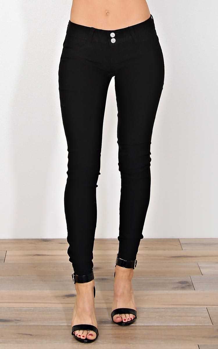 Ride Out Hyperstretch Jeggings - Black in Size 9 by Styles For Less