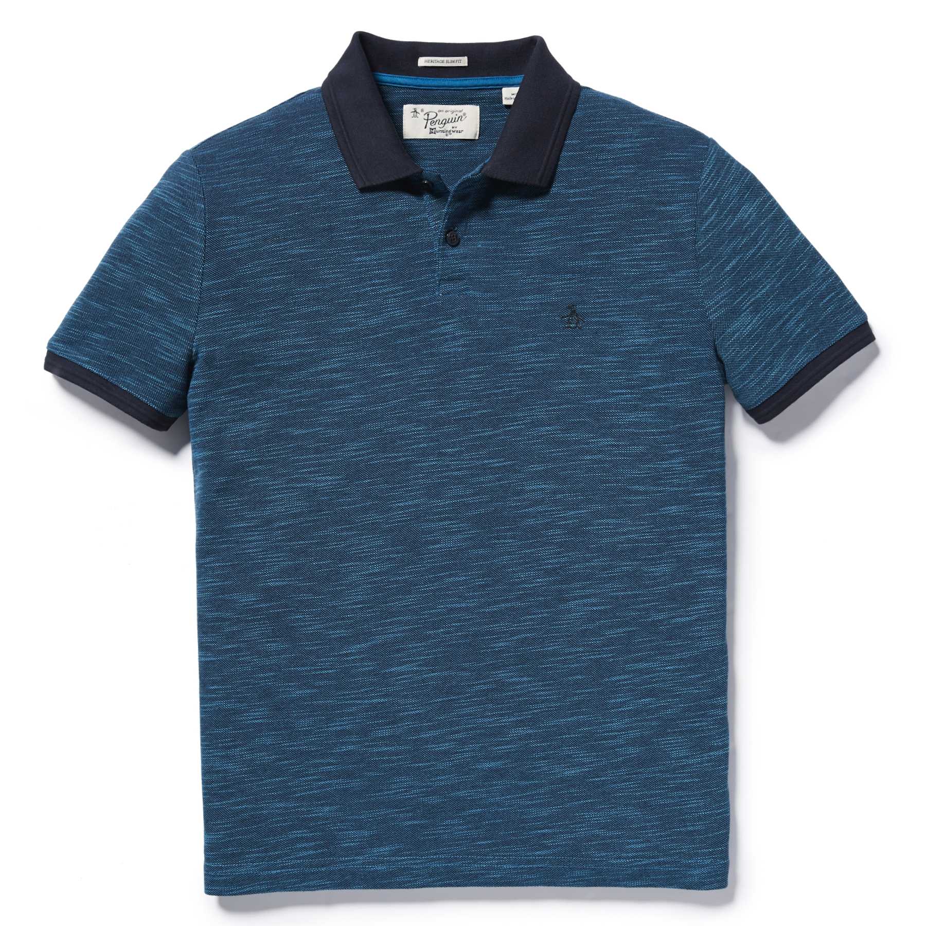 Original Penguin SPACE DYE PIQUE WINSTON POLO