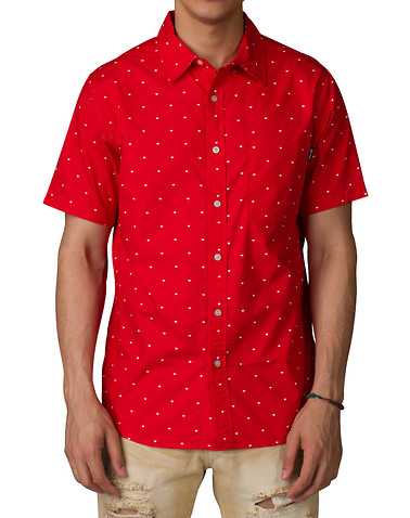 DIAMOND SUPPLY COMPANY MENS Red Clothing / Button Down Shirts XL