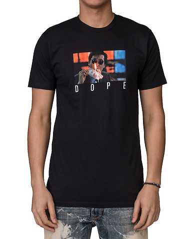 DOPE MENS Black Clothing / Tops S