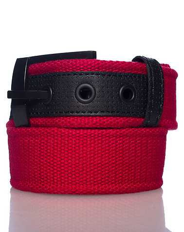 ESSENTIALS MENS Red Accessories / Belts M