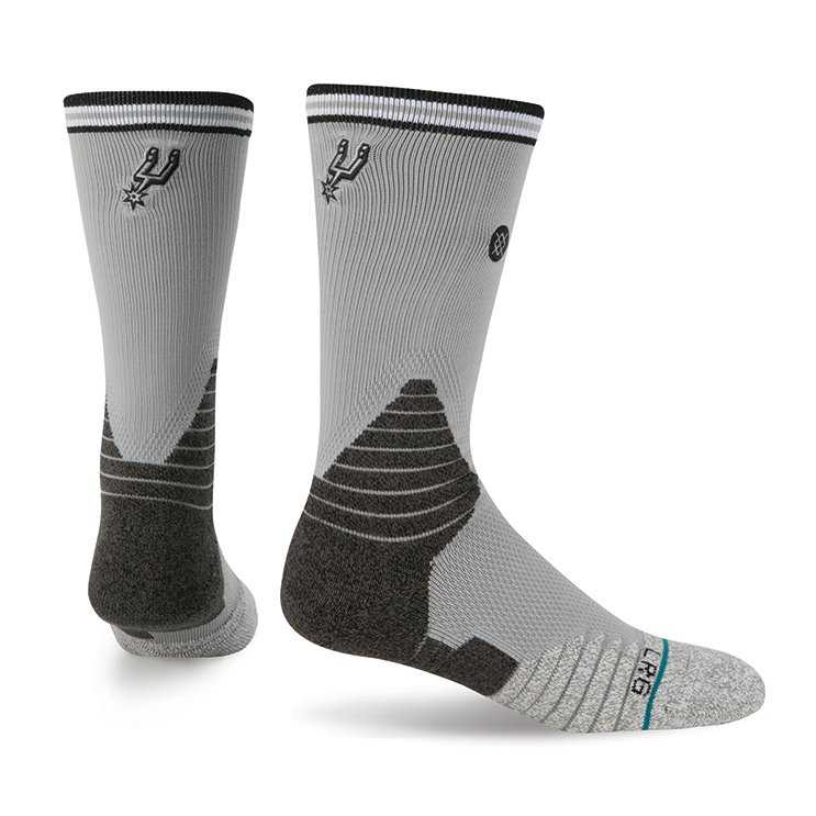 Stance Spurs Logo NBA On Court Socks