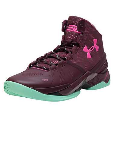 UNDER ARMOUR MENS Burgundy Footwear / Sneakers