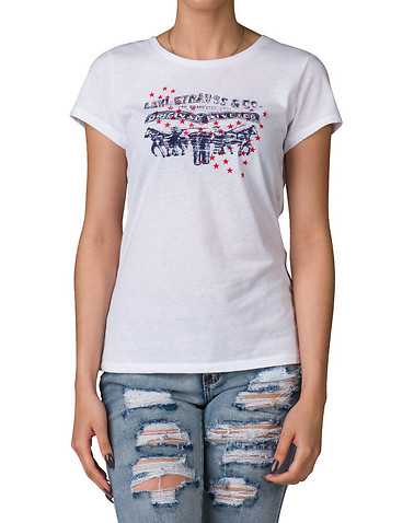 LEVIS WOMENS White Clothing / Tops