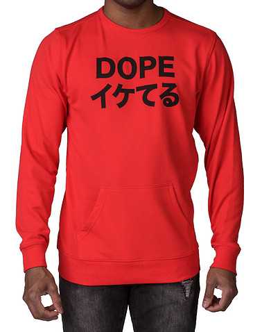 DOPE MENS Red Clothing / Sweatshirts