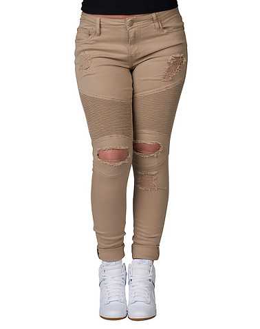 ESSENTIALS WOMENS Beige-Khaki Clothing / Bottoms