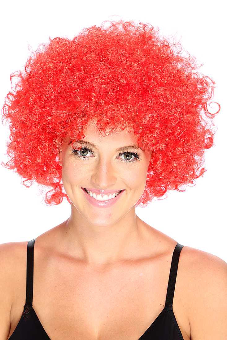 Red Curly Afro Wig