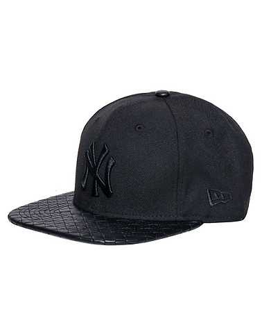NEW ERA MENS Black Accessories / Caps Snapback One Size