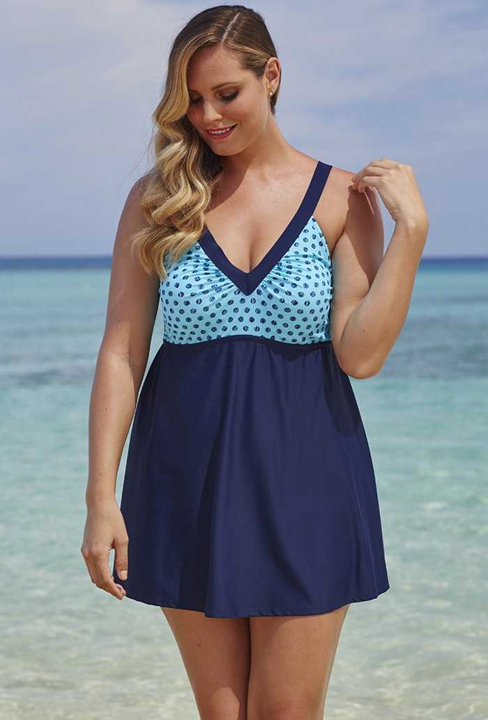 V-Neck Sport Swimdress