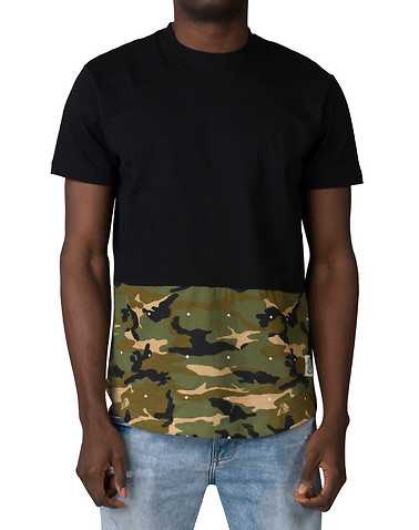 HUSTLE GANG MENS Black Clothing / Tops