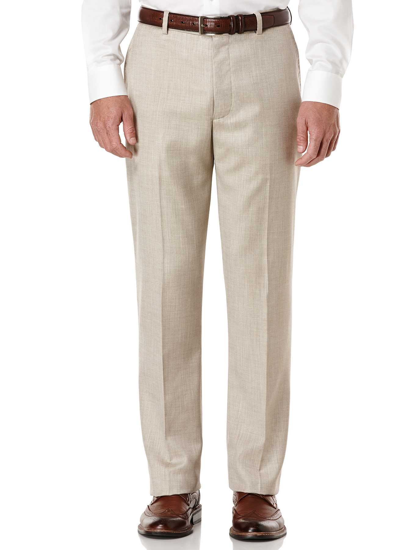 Perry Ellis Regular Fit Herringbone Suit Pant