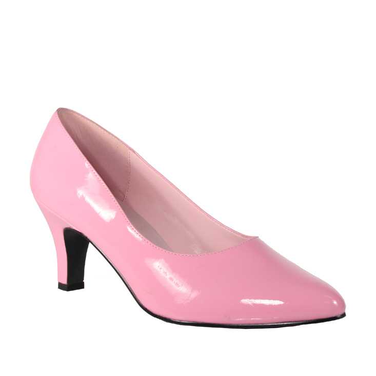 Baby Pink Patent Pointed Toe Pump High Heels