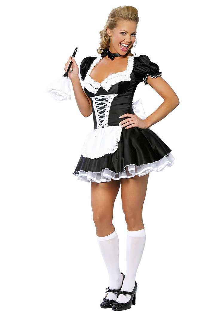 2 PC French Maid Costume