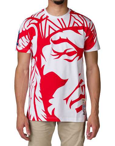 HUSTLE GANG MENS White Clothing / Tops