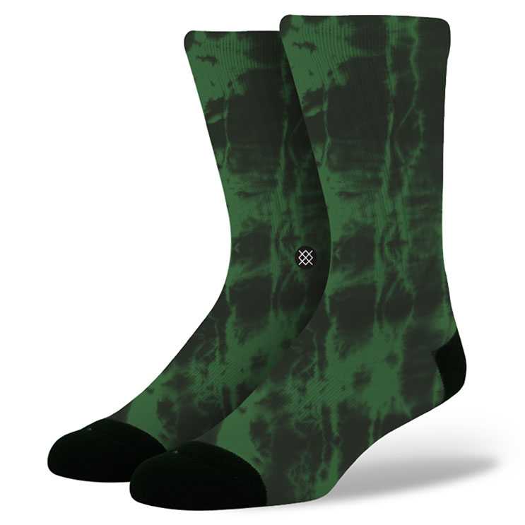 Stance Burnout (Green) ATHLETIC LITE Socks