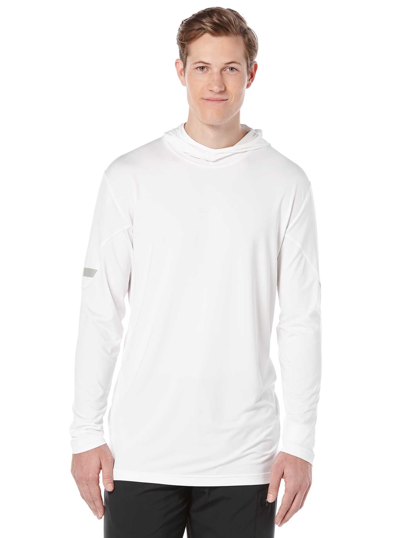 Perry Ellis Long Sleeve Hood Pullover