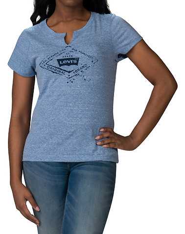 LEVIS WOMENS Blue Clothing / Tops