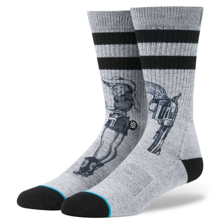Stance Bushleague GRY S/M CLASSIC CREW Socks