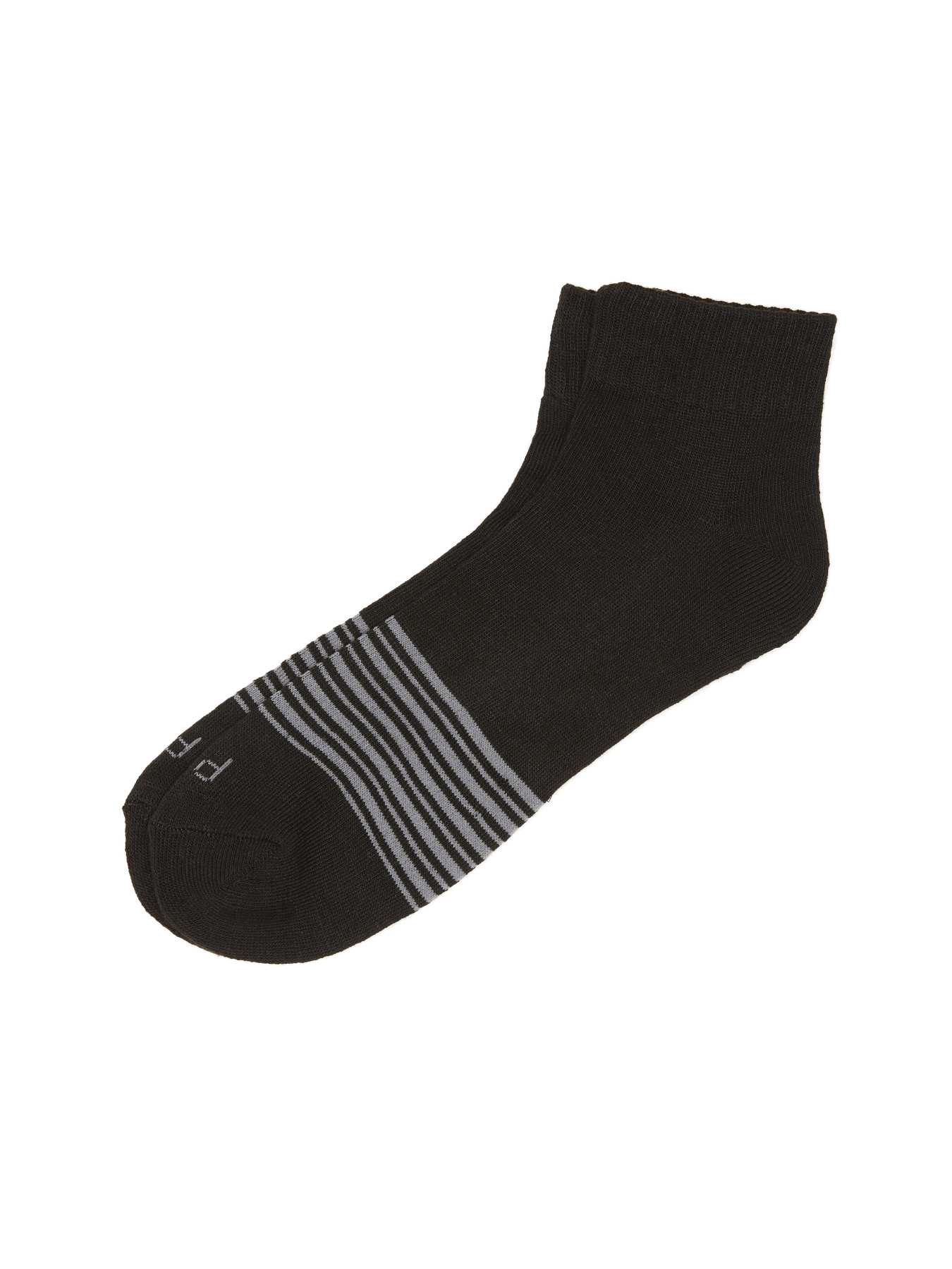 Perry Ellis 6 Pack Quarter Cut Stripe Sock
