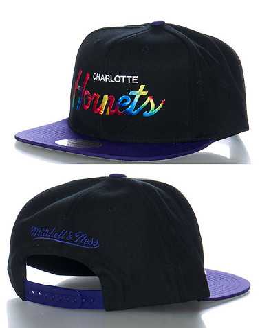 MITCHELL AND NESS MENS Black Accessories / Caps Snapback One Size