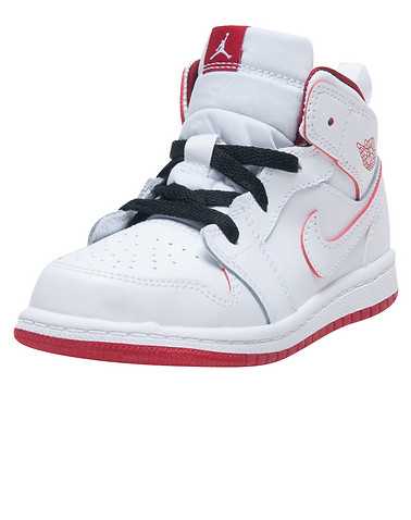 JORDAN GIRLS White Footwear / Sneakers