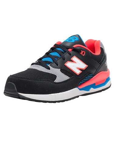 NEW BALANCE GIRLS Black Footwear / Sneakers