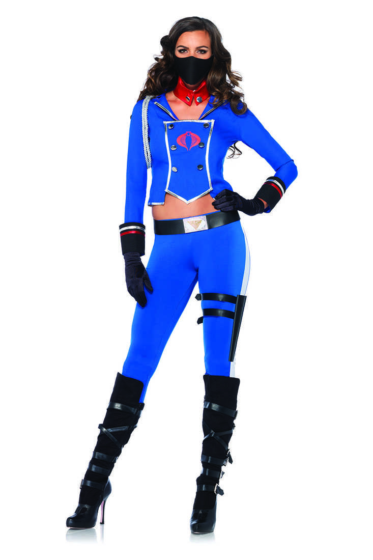 6 Pc. Cobra Girl G.I. Joe Hasbro Costume