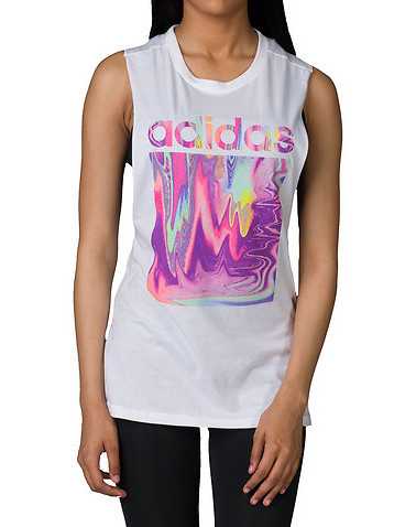 adidas WOMENS White Clothing / Tank Tops