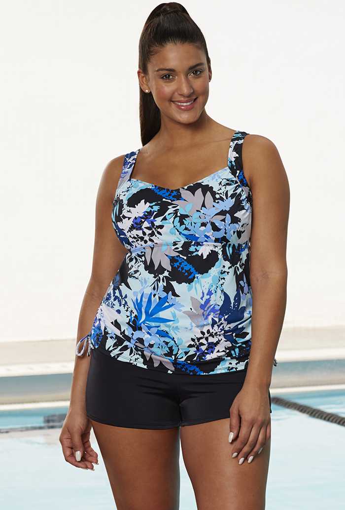 Chlorine Resistant Xtra Life Lycra Reservoir Side-Tie Boy Shortini