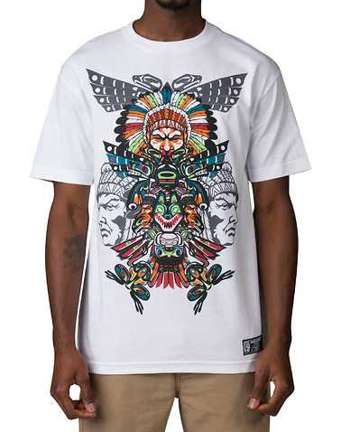 HUSTLE GANG MENS White Clothing / Tops