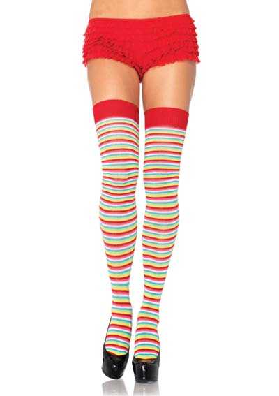 Mini Rainbow Acrylic Thigh Highs