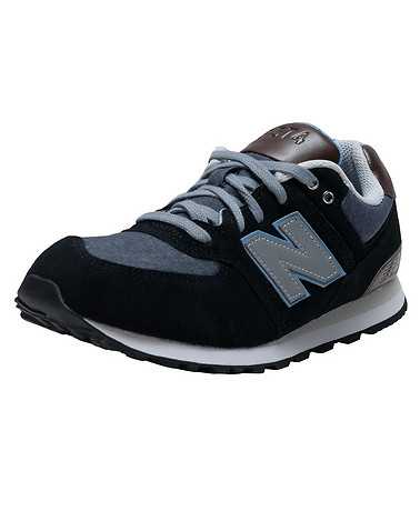 NEW BALANCE GIRLS Black Footwear / Sneakers