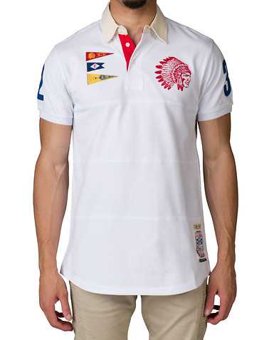 HUSTLE GANG MENS White Clothing / Tops L