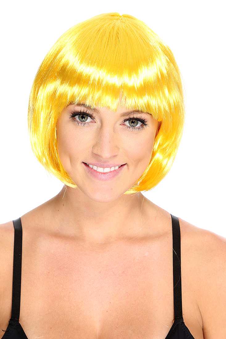 Yellow Short Bob Wig