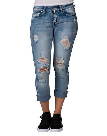 ESSENTIALS WOMENS Blue Clothing / Denim Shorts