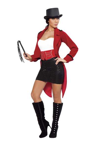 6 PC Deluxe Ring Master Costume